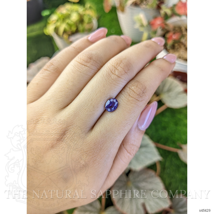 1.53 Ct. Purple Sapphire from Ceylon (Sri Lanka)