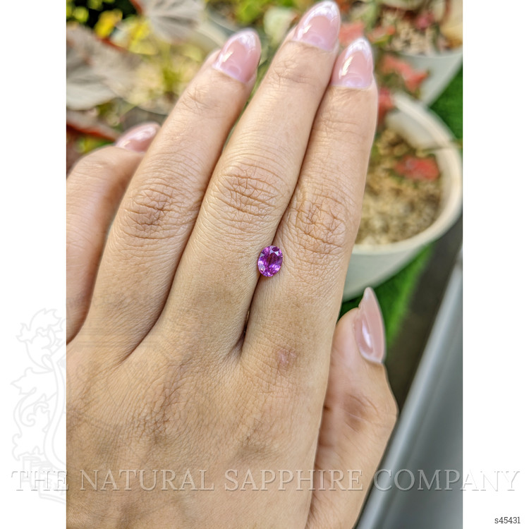 0.79 Ct. Pinkish Purple Sapphire from Ceylon (Sri Lanka)