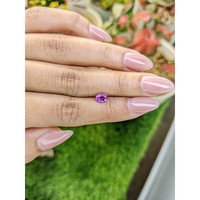 0.79 Ct. Pinkish Purple Sapphire from Ceylon (Sri Lanka) Life Style