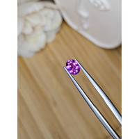 0.79 Ct. Pinkish Purple Sapphire from Ceylon (Sri Lanka) Life Style