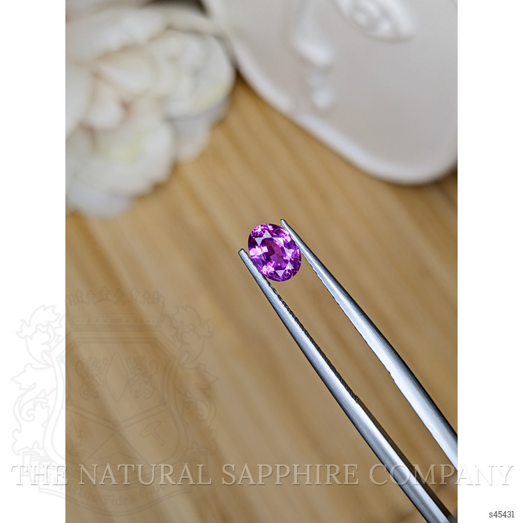 0.79 Ct. Pinkish Purple Sapphire from Ceylon (Sri Lanka)
