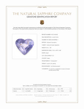 1.08 Ct. Purple Sapphire from Ceylon (Sri Lanka) Scan Report