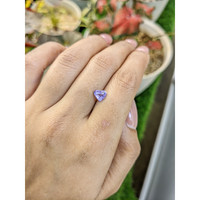 1.08 Ct. Purple Sapphire from Ceylon (Sri Lanka) Life Style