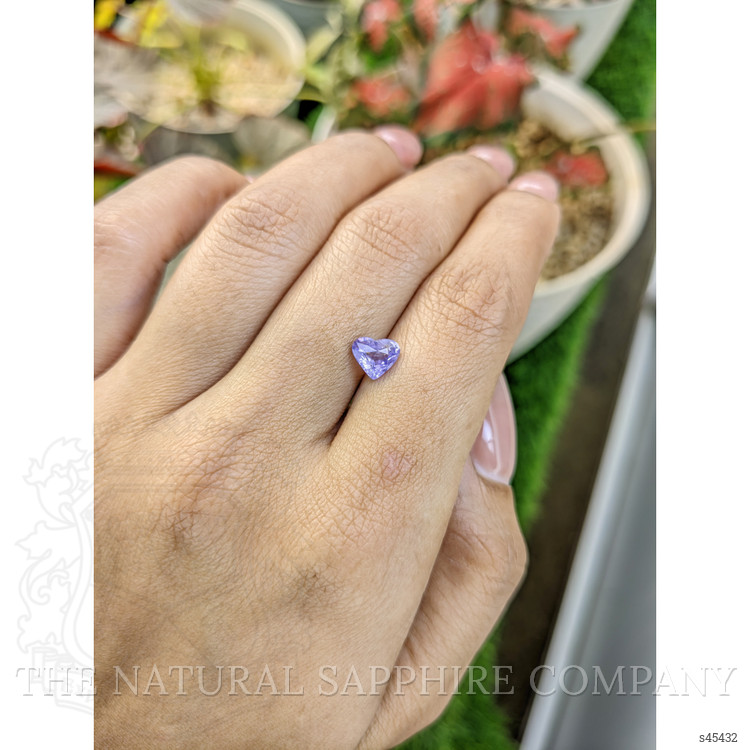 1.08 Ct. Purple Sapphire from Ceylon (Sri Lanka)