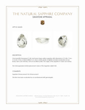2.48 Ct. Yellow Sapphire from Ceylon (Sri Lanka) Appraisal