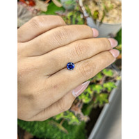 1.10 Ct. Blue Sapphire from Ceylon (Sri Lanka) Life Style