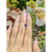 1.10 Ct. Blue Sapphire from Ceylon (Sri Lanka) Life Style