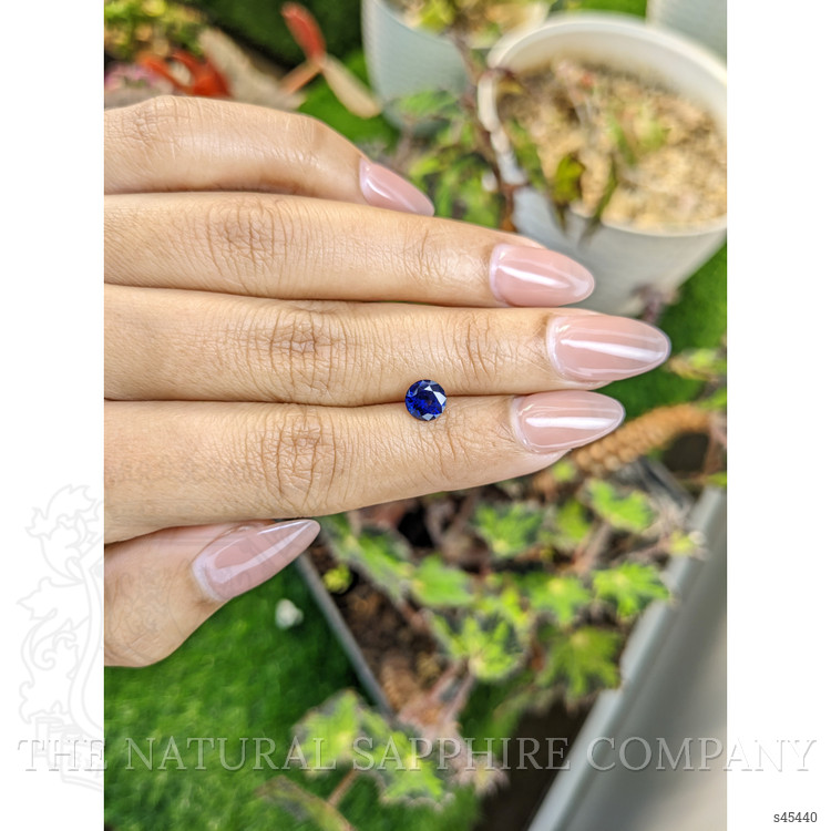 1.10 Ct. Blue Sapphire from Ceylon (Sri Lanka)