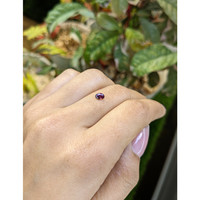 0.38 Ct. Purplish Pink Sapphire from Ceylon (Sri Lanka) Life Style