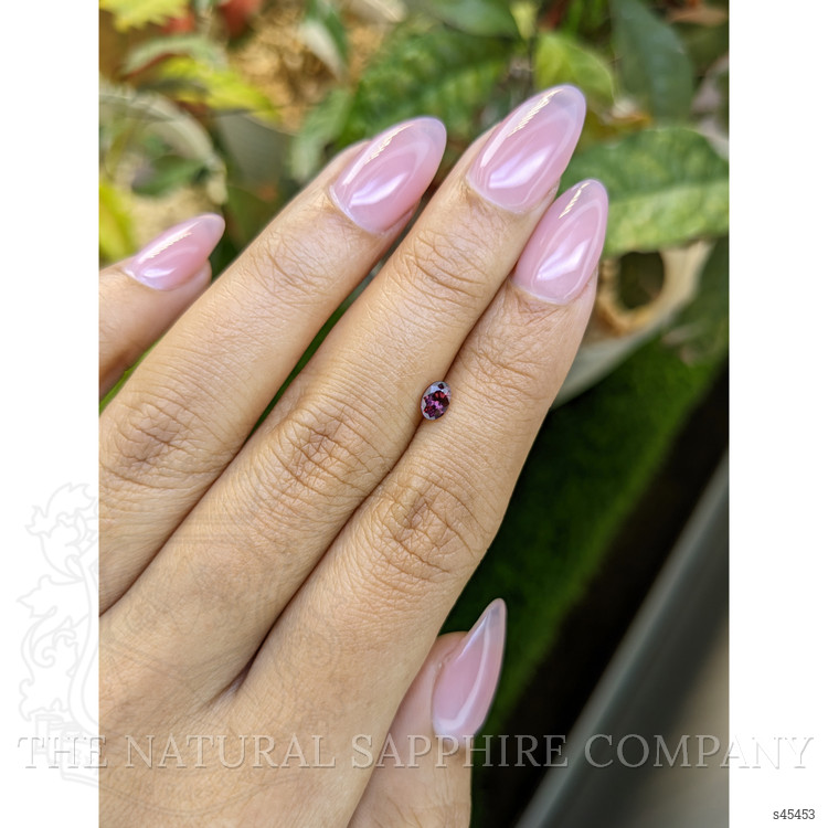 0.38 Ct. Purplish Pink Sapphire from Ceylon (Sri Lanka)