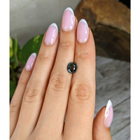 3.06 Ct. Bluish Green Sapphire from Ceylon (Sri Lanka) Life Style