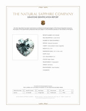 0.91 Ct. Bluish Green Sapphire from Montana Scan Report
