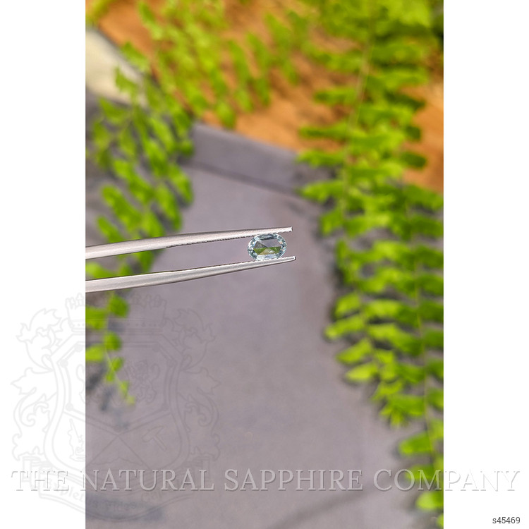 0.57 Ct. Bluish Green Sapphire from Montana