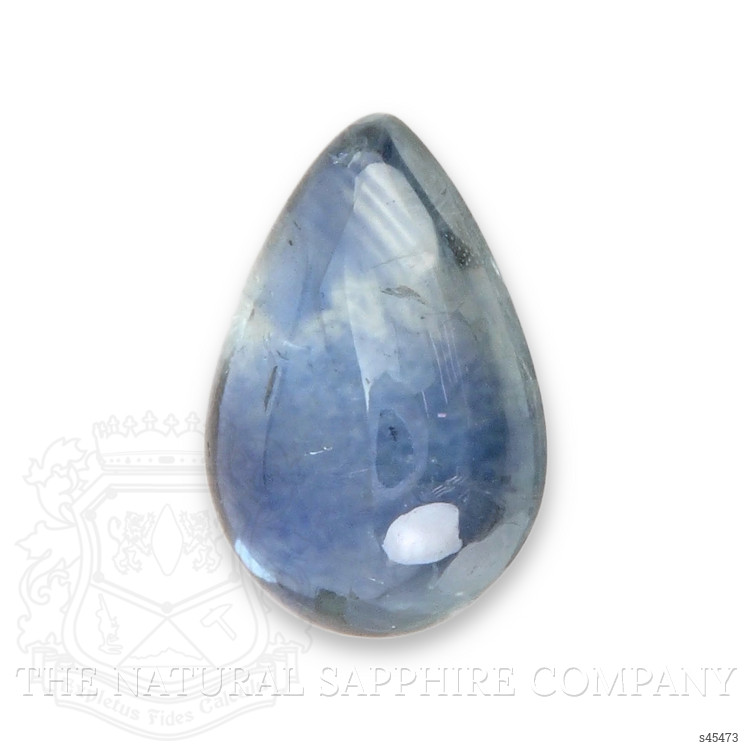 0.75 Ct. Greenish Blue Cabochon Sapphire from Montana