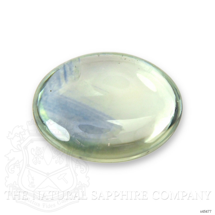 1.28 Ct. Bluish Green Cabochon Sapphire from Montana