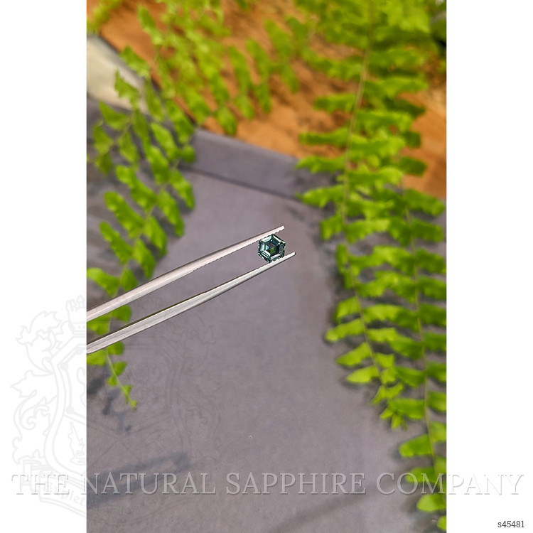 0.86 Ct. Bluish Green Sapphire from Montana