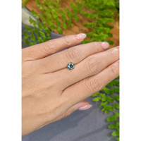 0.86 Ct. Bluish Green Sapphire from Montana Life Style