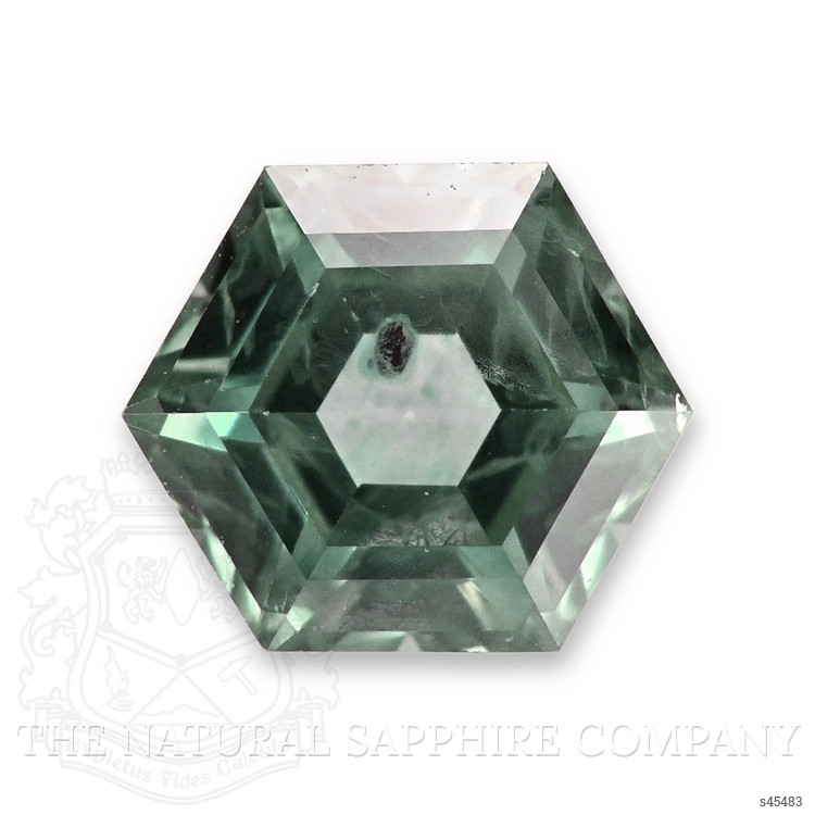 0.74 Ct. Bluish Green Sapphire from Montana