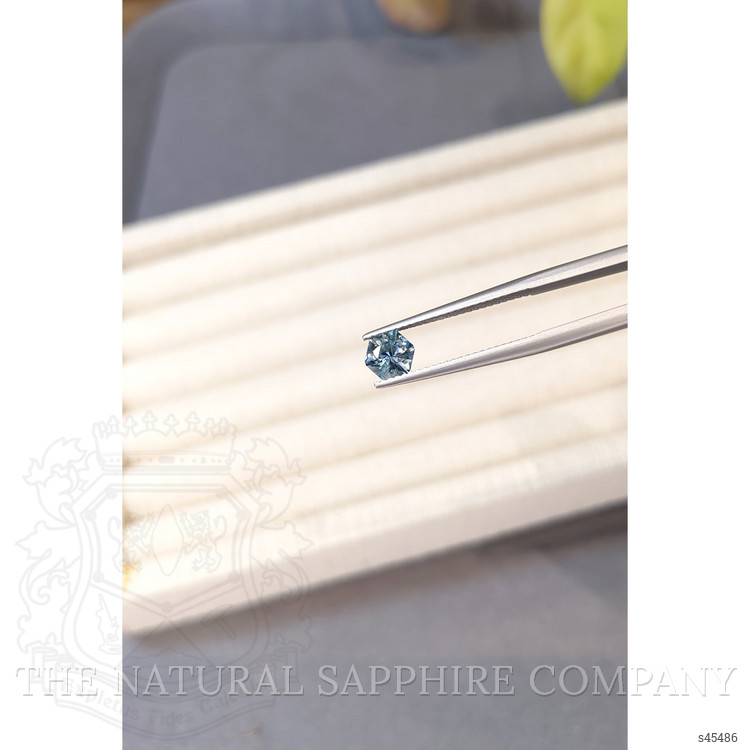 0.85 Ct. Bluish Green Sapphire from Montana