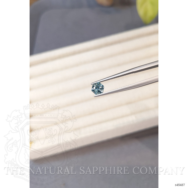 0.82 Ct. Bluish Green Sapphire from Montana