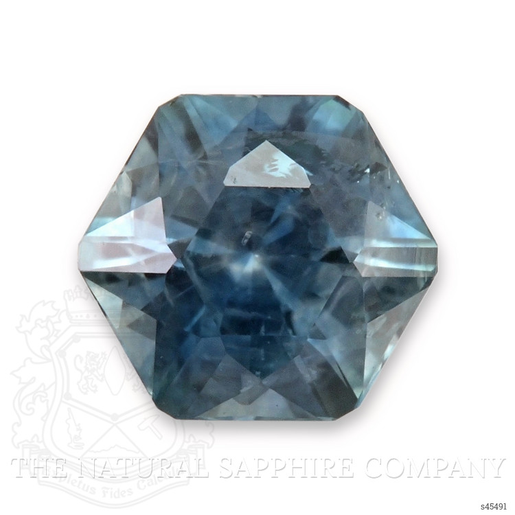 0.78 Ct. Greenish Blue Sapphire from Montana