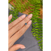 0.78 Ct. Greenish Blue Sapphire from Montana Life Style