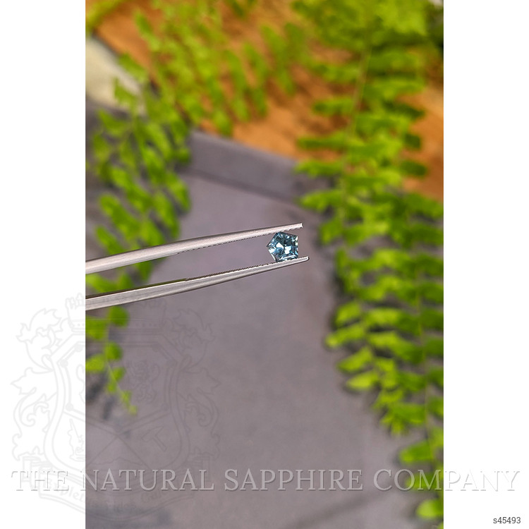 0.55 Ct. Bluish Green Sapphire from Montana
