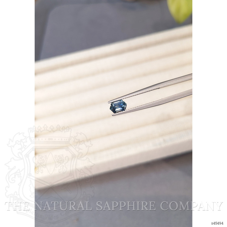 0.78 Ct. Bluish Green Sapphire from Montana