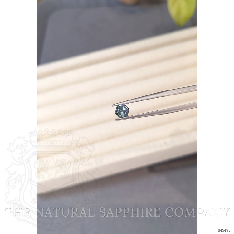 0.79 Ct. Bluish Green Sapphire from Mozambique