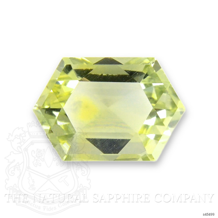 0.86 Ct. Yellowish Green Sapphire from Montana