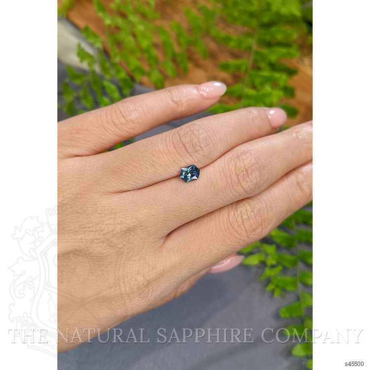 0.84 Ct. Bluish Green Sapphire from Montana