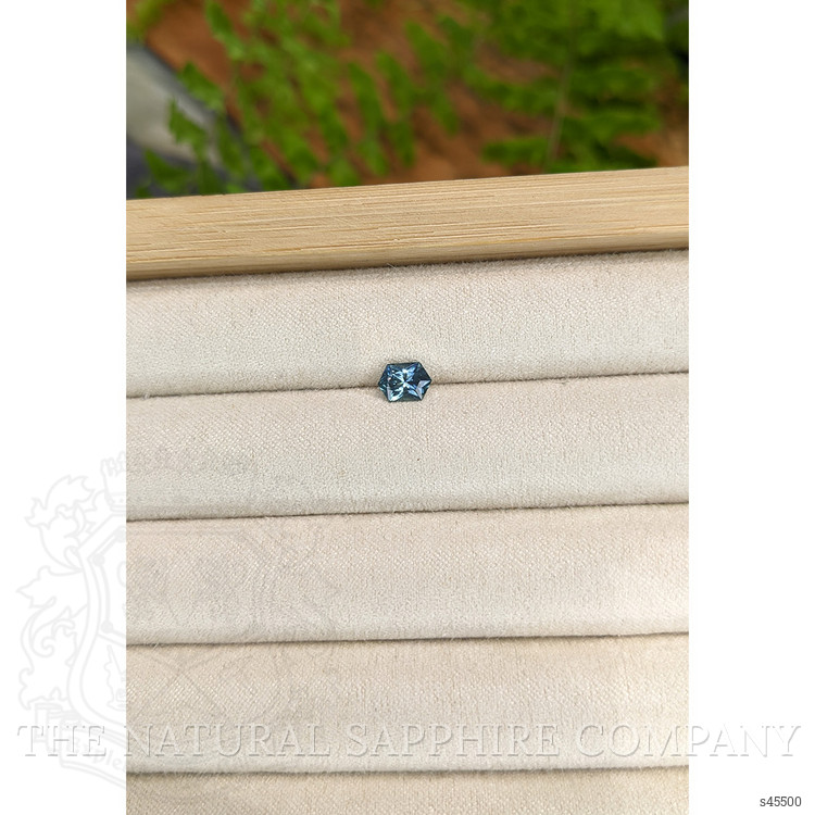0.84 Ct. Bluish Green Sapphire from Montana