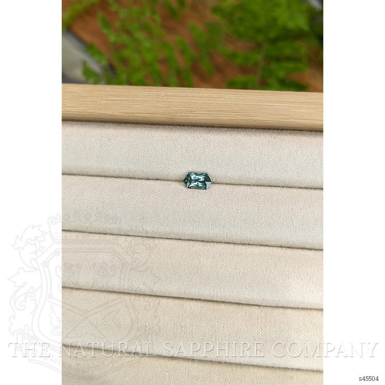 0.81 Ct. Bluish Green Sapphire from Montana