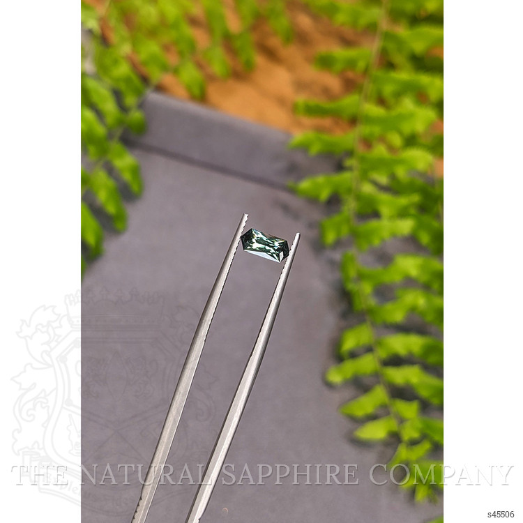 0.71 Ct. Bluish Green Sapphire from Montana