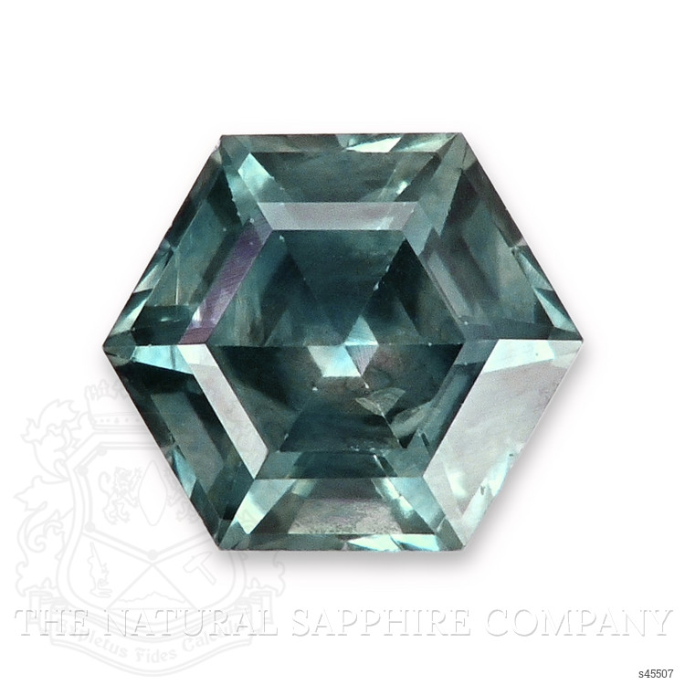 0.60 Ct. Bluish Green Sapphire from Montana