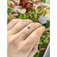 0.51 Ct. Blue Sapphire from Ceylon (Sri Lanka) Life Style