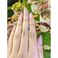 0.39 Ct. Blue Sapphire from Ceylon (Sri Lanka) Life Style
