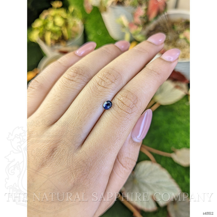 0.51 Ct. Blue Sapphire from Ceylon (Sri Lanka)