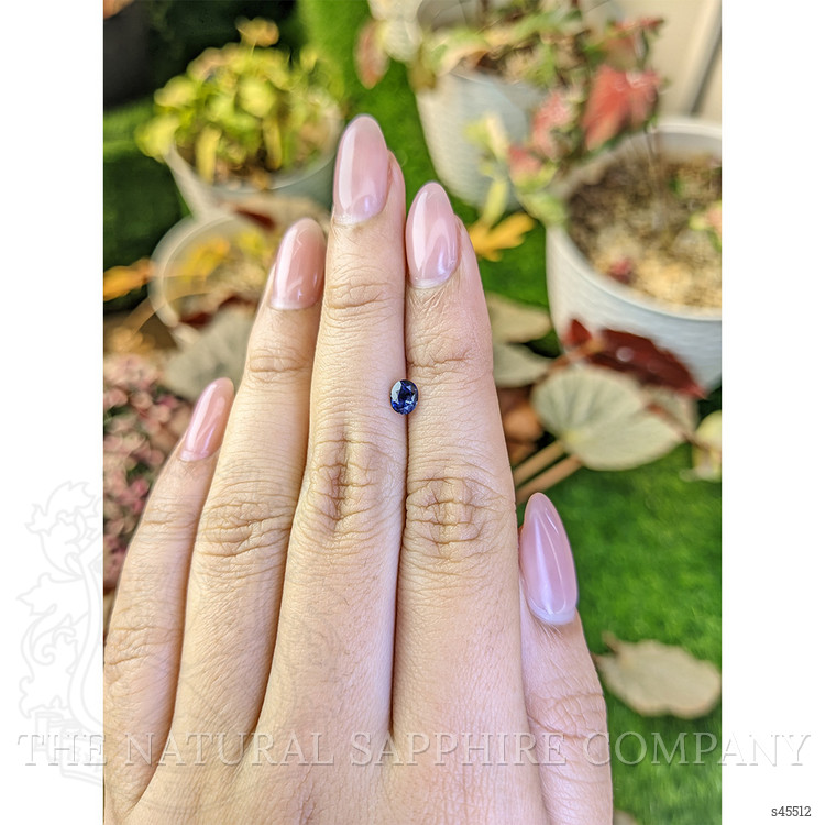 0.51 Ct. Blue Sapphire from Ceylon (Sri Lanka)