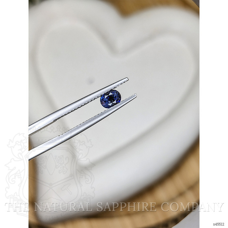 0.51 Ct. Blue Sapphire from Ceylon (Sri Lanka)