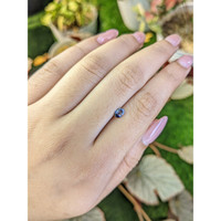 0.38 Ct. Bi Color / Parti Sapphire from Ceylon (Sri Lanka) Life Style