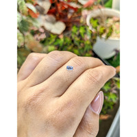 0.46 Ct. Blue Sapphire from Ceylon (Sri Lanka) Life Style
