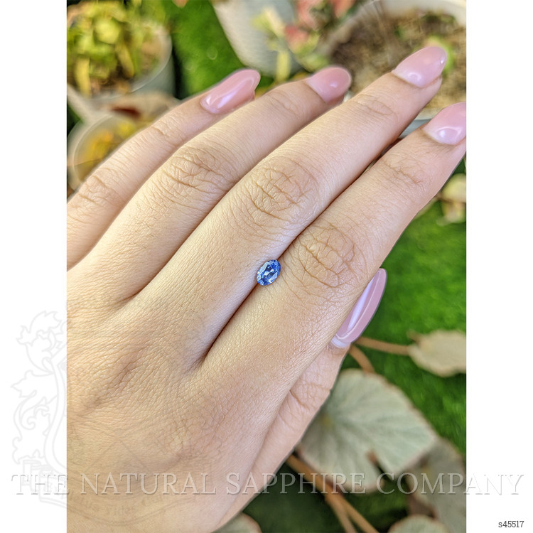 0.38 Ct. Blue Sapphire from Ceylon (Sri Lanka)