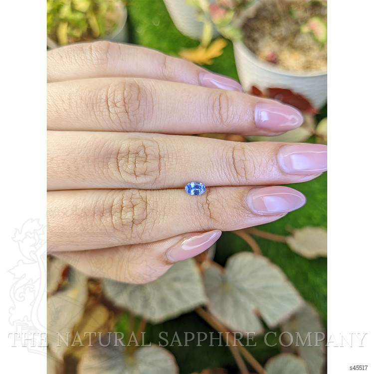 0.38 Ct. Blue Sapphire from Ceylon (Sri Lanka)