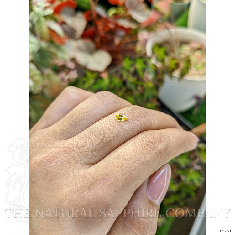 0.42 Ct. Yellow Sapphire from Ceylon (Sri Lanka)