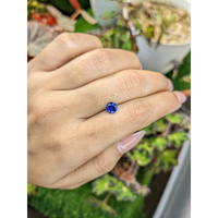 0.95 Ct. Blue Sapphire from Ceylon (Sri Lanka) Life Style