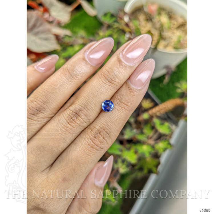 0.96 Ct. Blue Sapphire from Ceylon (Sri Lanka)