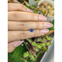 0.96 Ct. Blue Sapphire from Ceylon (Sri Lanka) Life Style