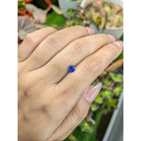 0.59 Ct. Blue Sapphire from Ceylon (Sri Lanka) Life Style