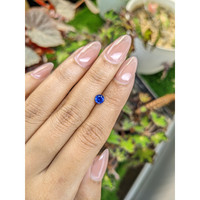0.59 Ct. Blue Sapphire from Ceylon (Sri Lanka) Life Style